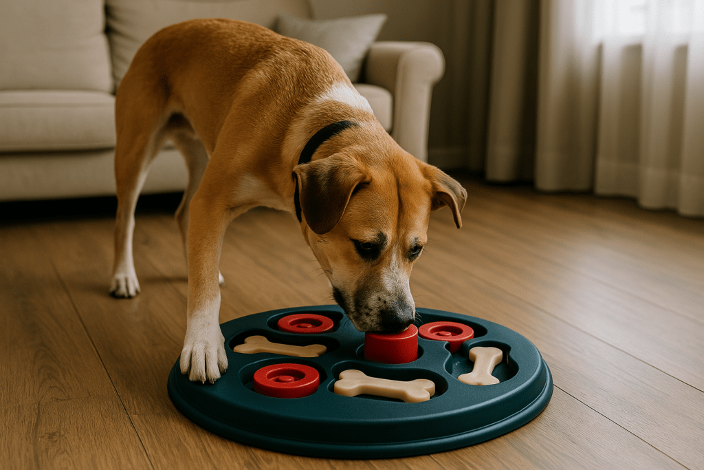 Briquedos interativos para cães